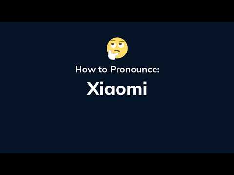 how to pronounce xiaomi